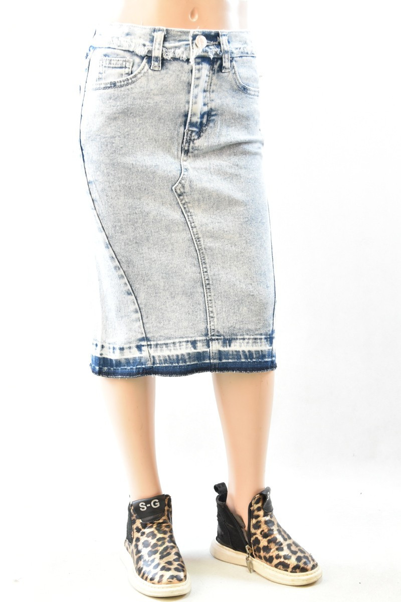 Girls Denim Skirt