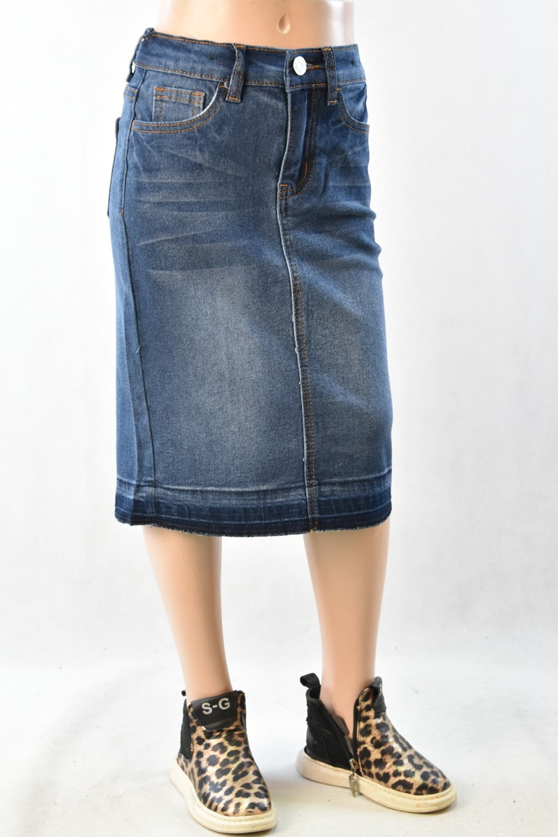 Girls Denim Skirt