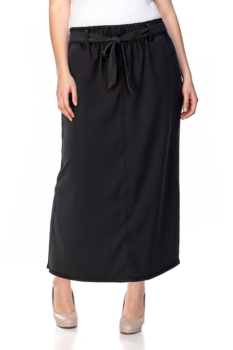 Denim Long Skirt Plus Size