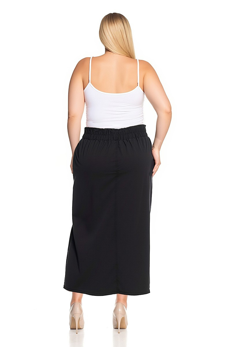 Denim Long Skirt Plus Size
