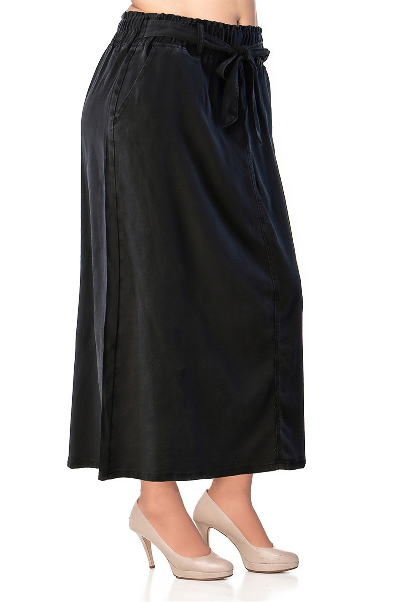Denim Long Skirt Plus Size