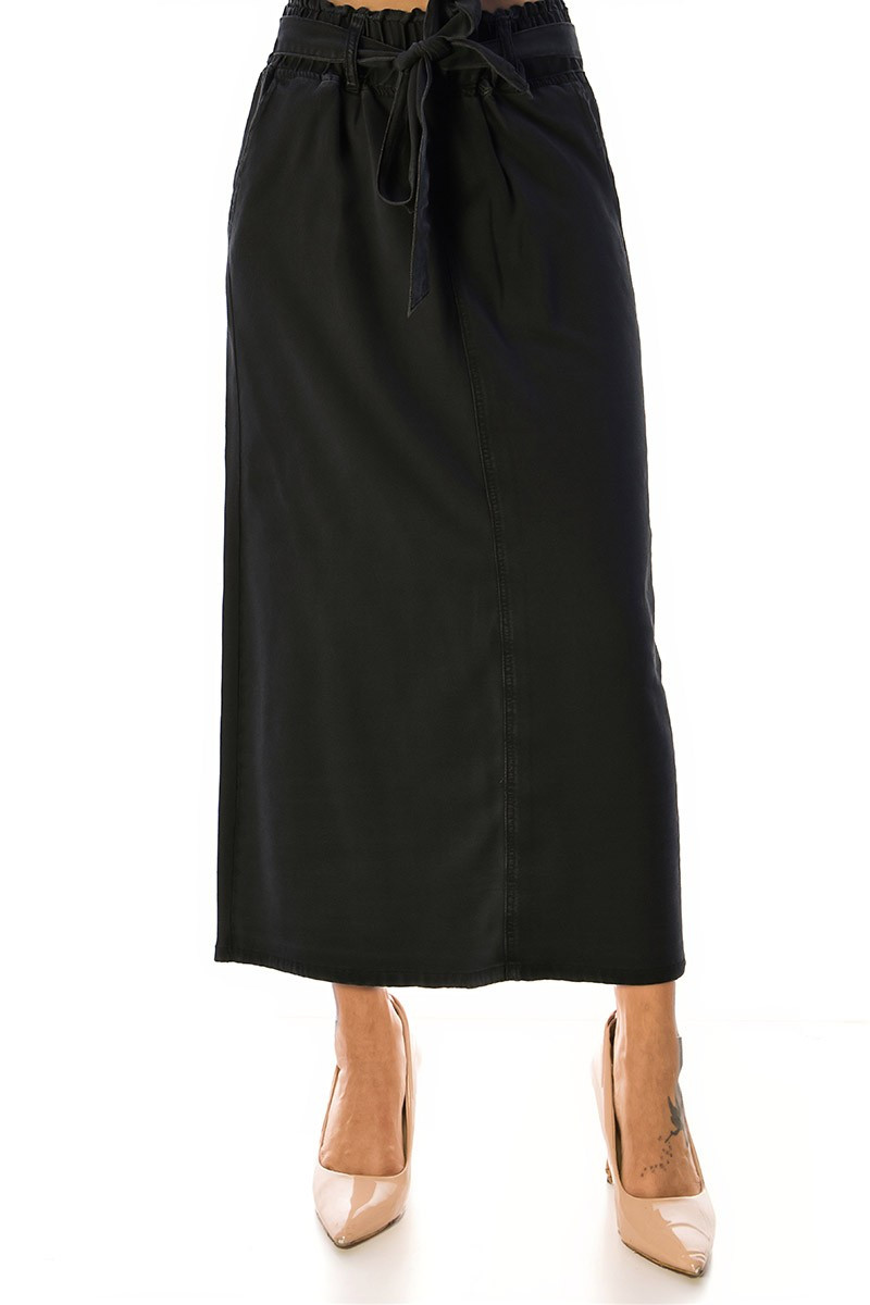 Denim Long Skirt