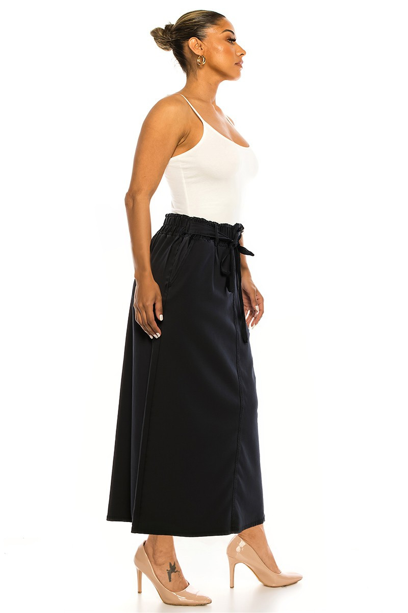 Denim Long Skirt