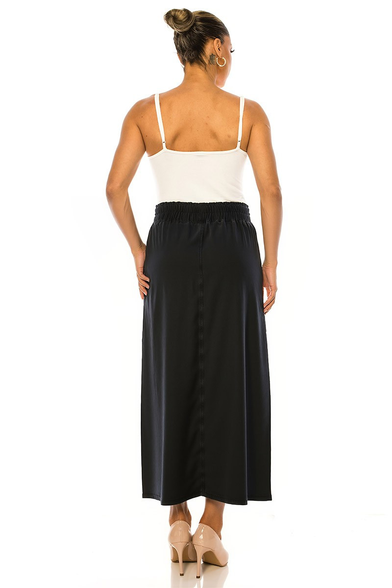 Denim Long Skirt