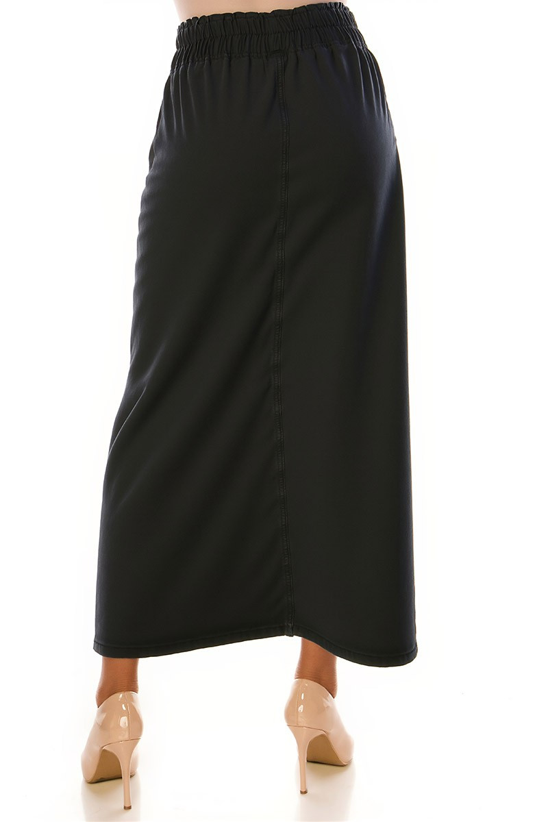 Denim Long Skirt