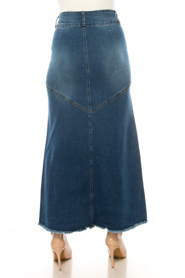 Denim Skirt Long Skirt