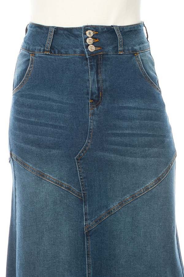 Denim Skirt Long Skirt