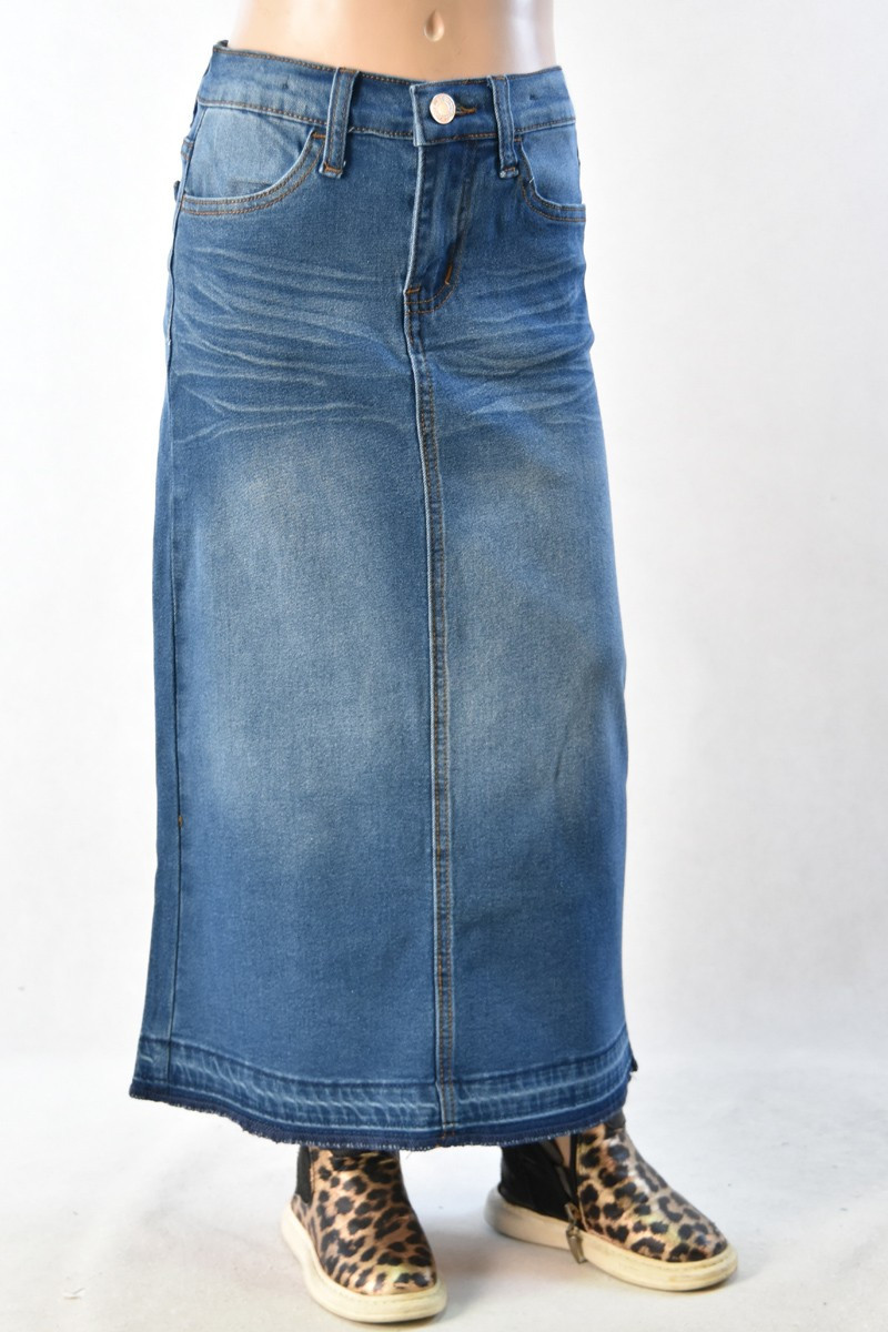 Girls Denim Skirt