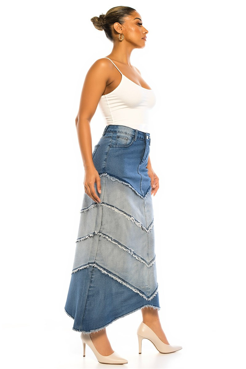 Denim Skirt Long Skirt