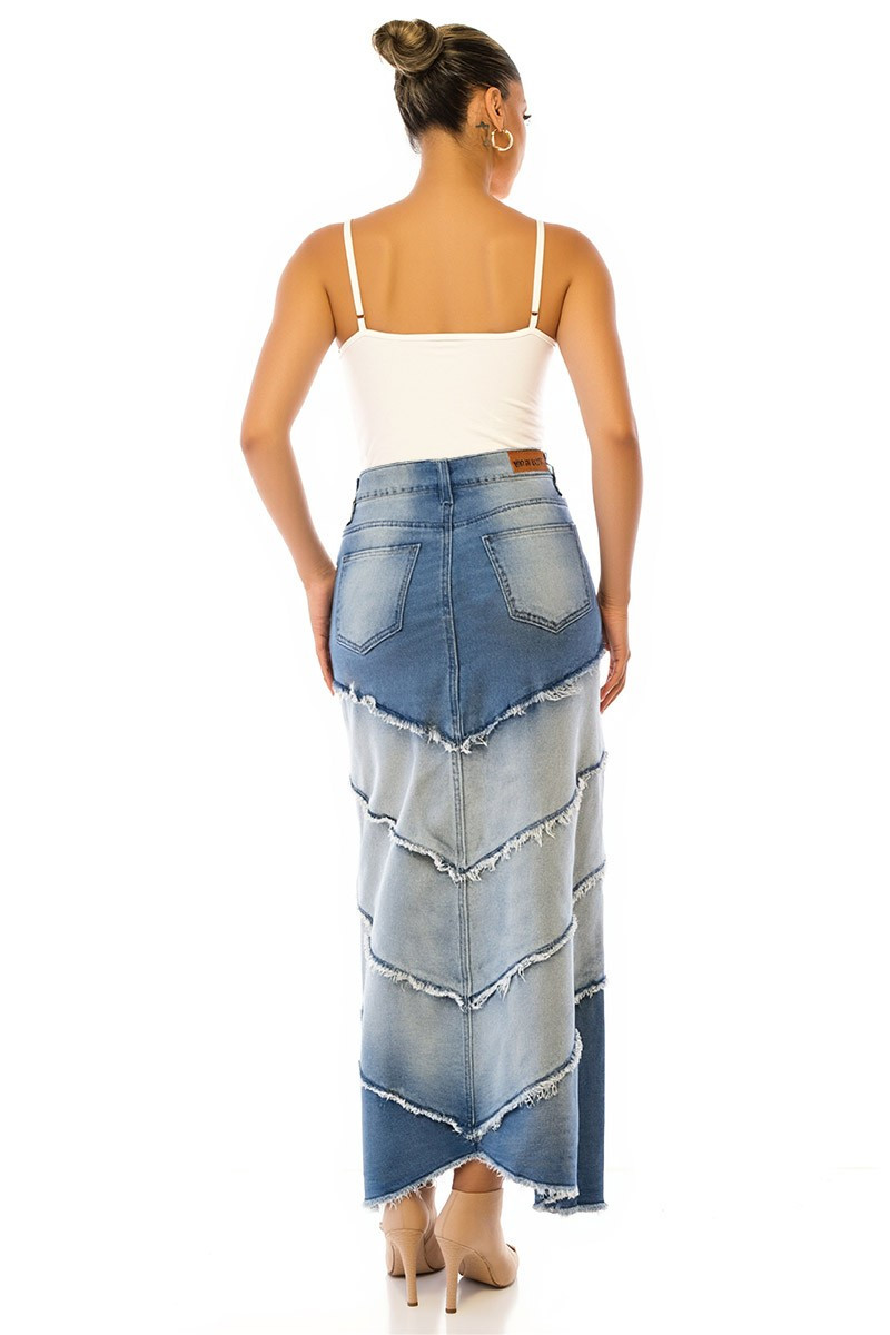 Denim Skirt Long Skirt