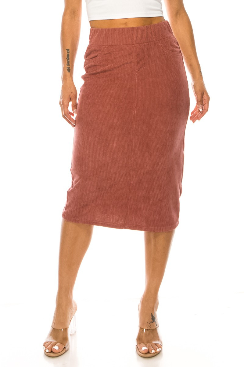 Corduroy Skirt