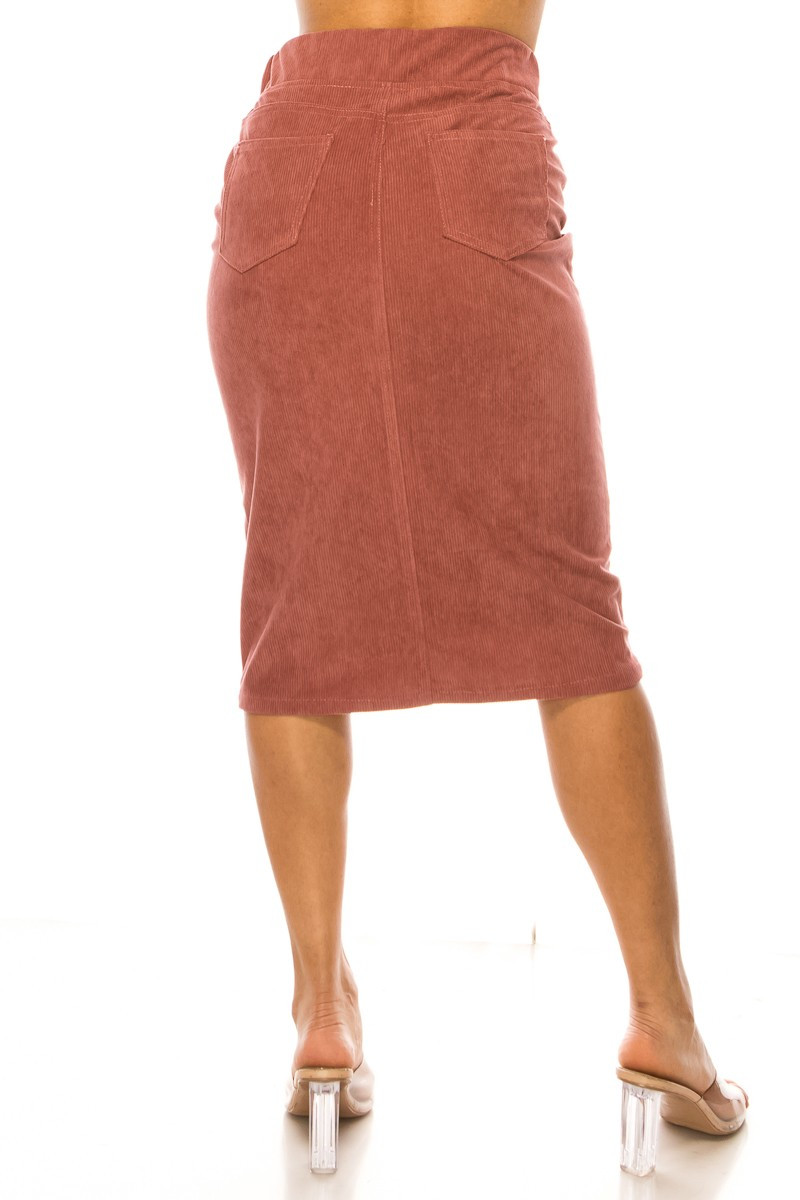Corduroy Skirt
