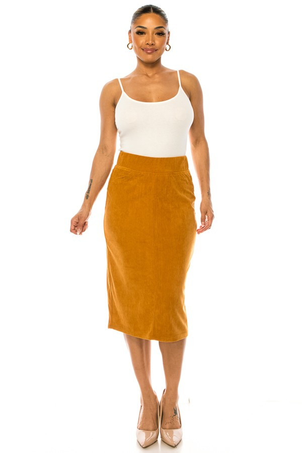 Corduroy Skirt