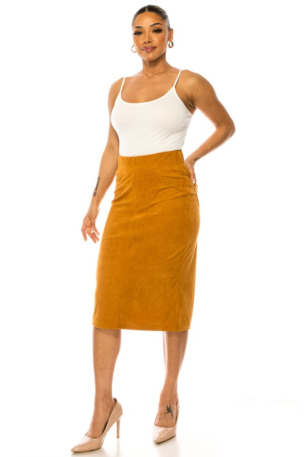 Corduroy Skirt