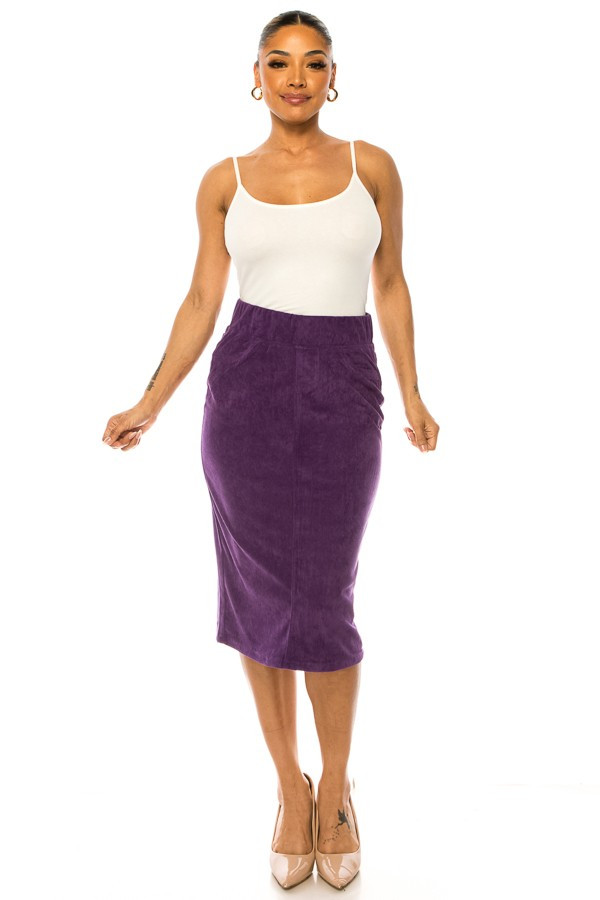 Corduroy Skirt