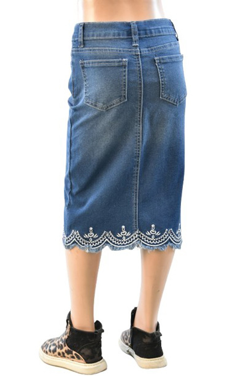 Girls Denim Skirt