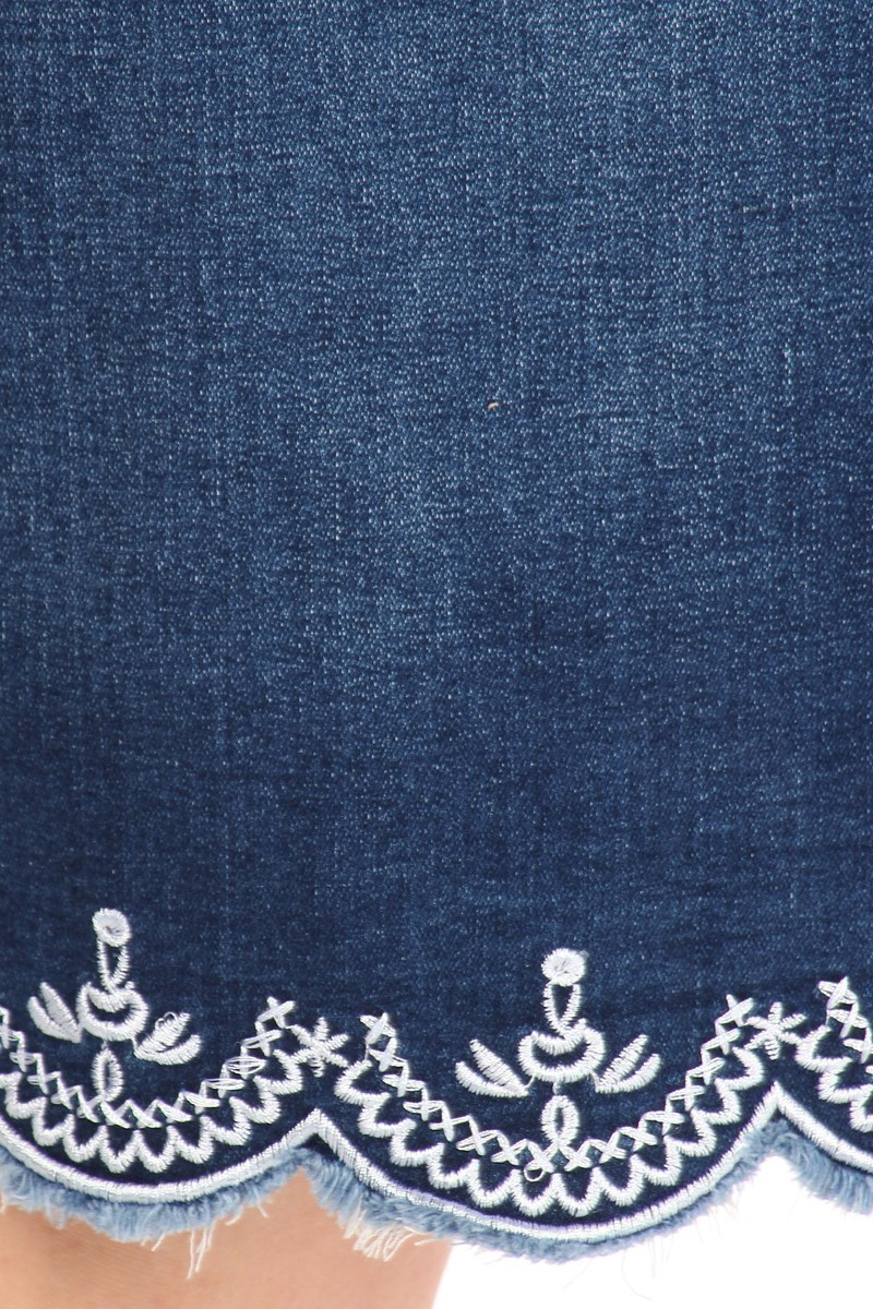 Denim Skirt Plus Size