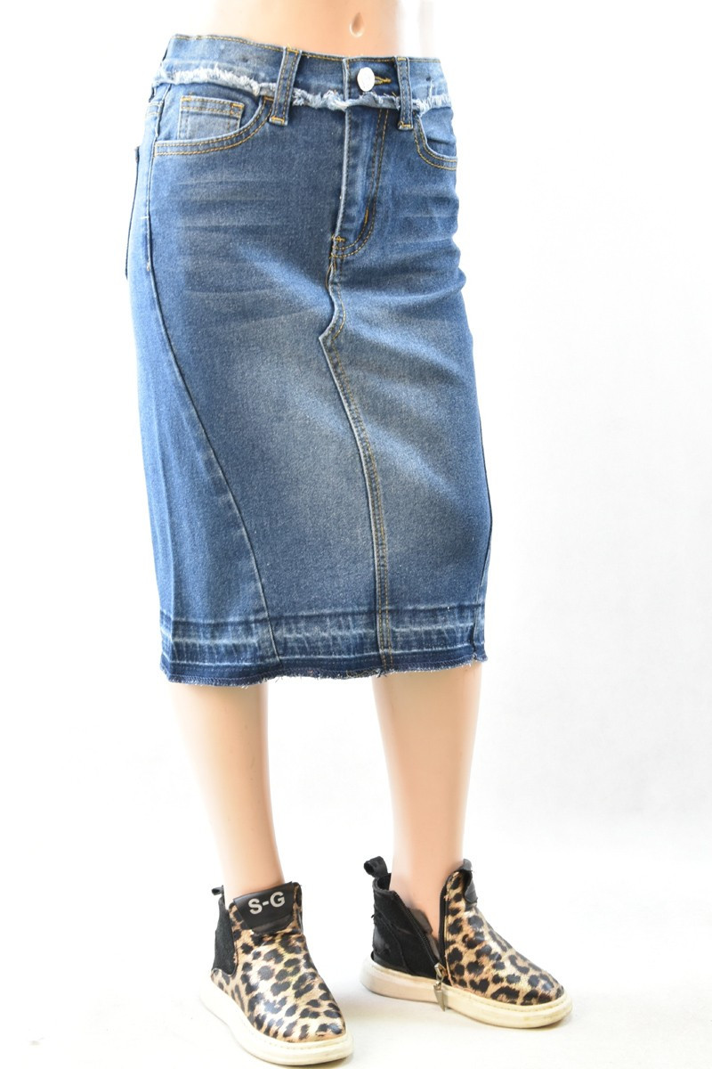 Girls Denim Skirt