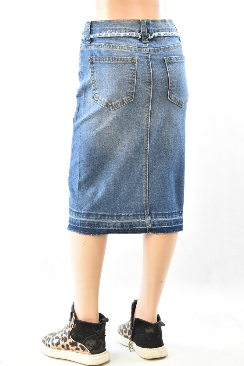 Girls Denim Skirt