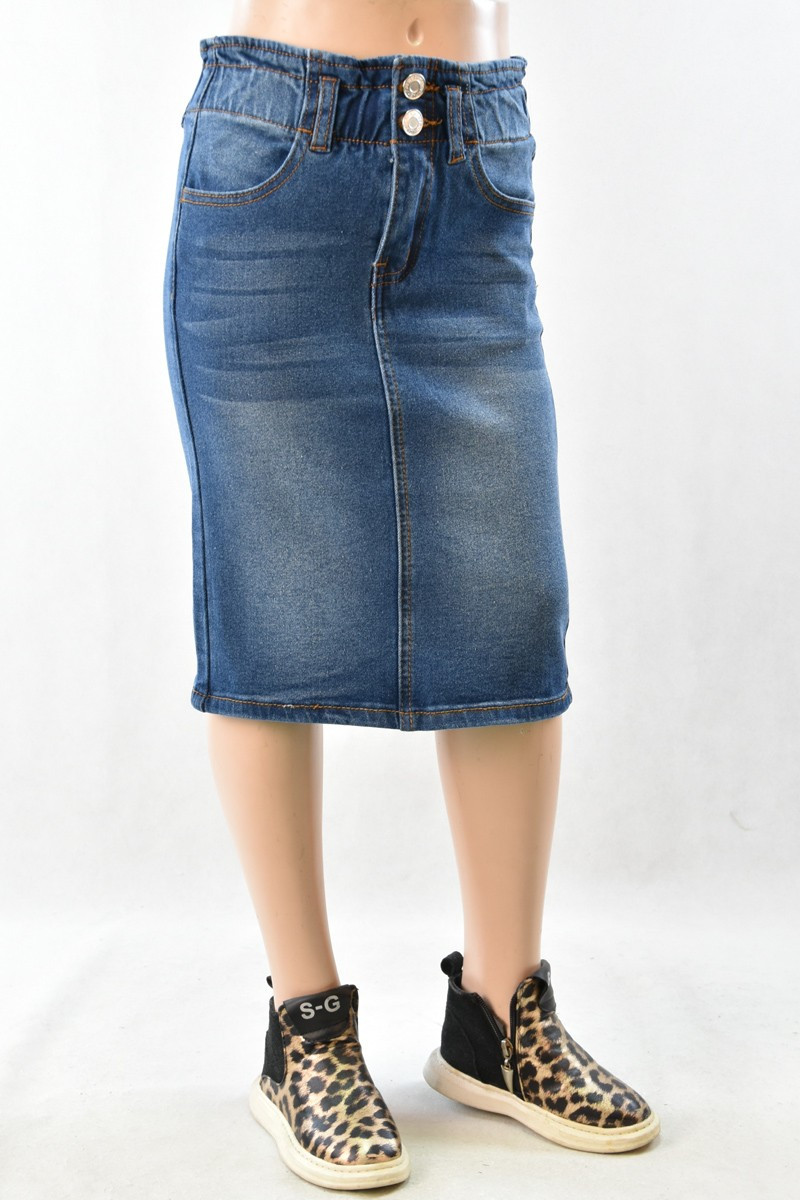 Girls Denim Skirt