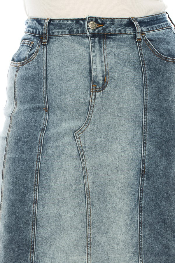 Denim Skirt Plus Size
