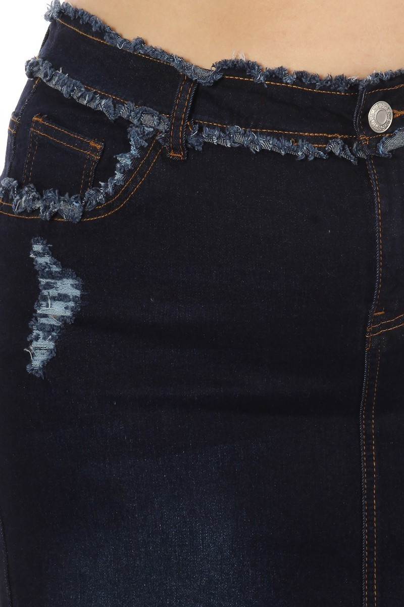 Denim Skirt Plus Size
