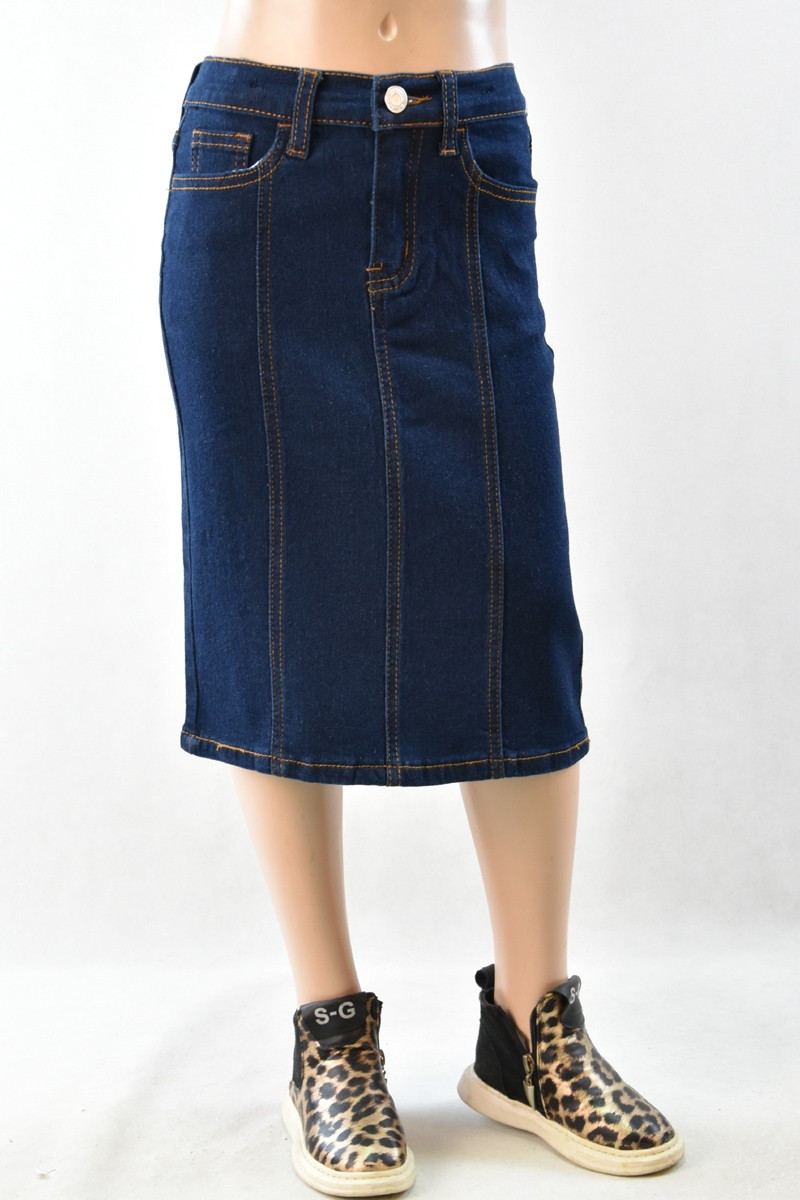 Girls Denim Skirt