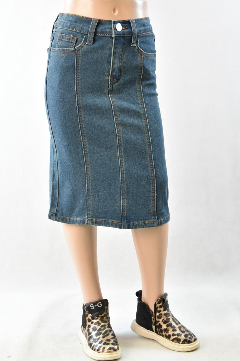 Girls Denim Skirt