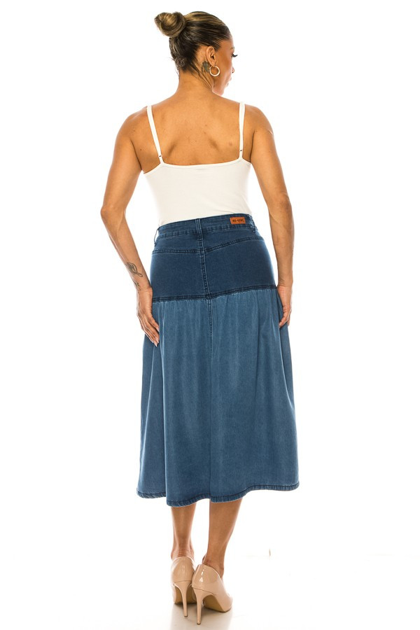 Denim Skirt Plus Size