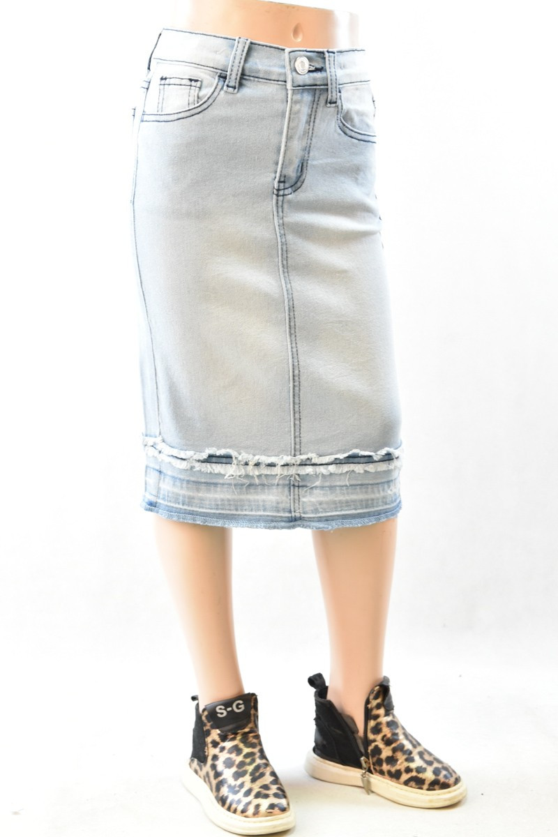 Girls Denim Skirt