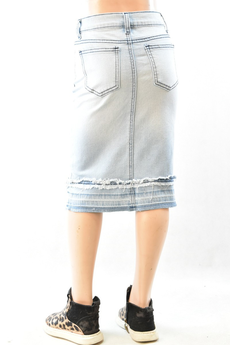 Girls Denim Skirt