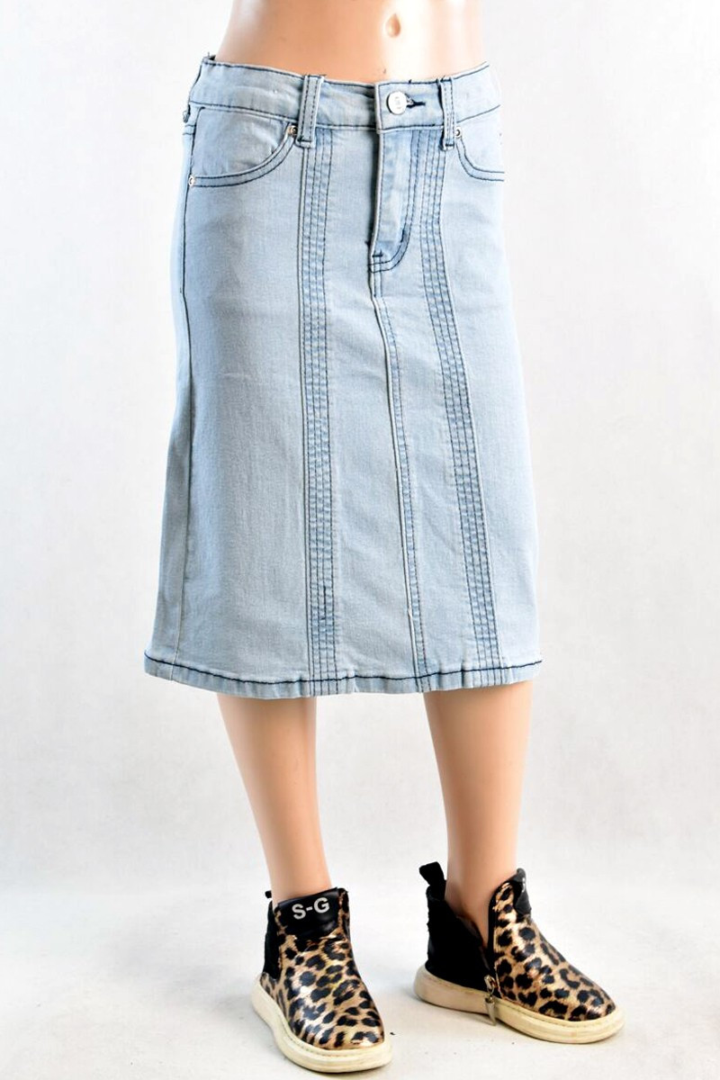 Girls Denim Skirt