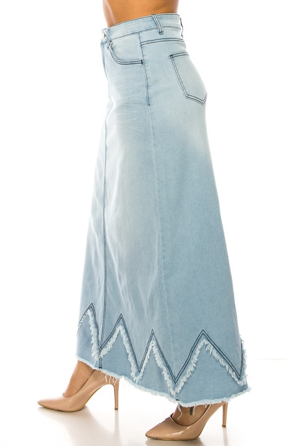 Denim Skirt Long Skirt