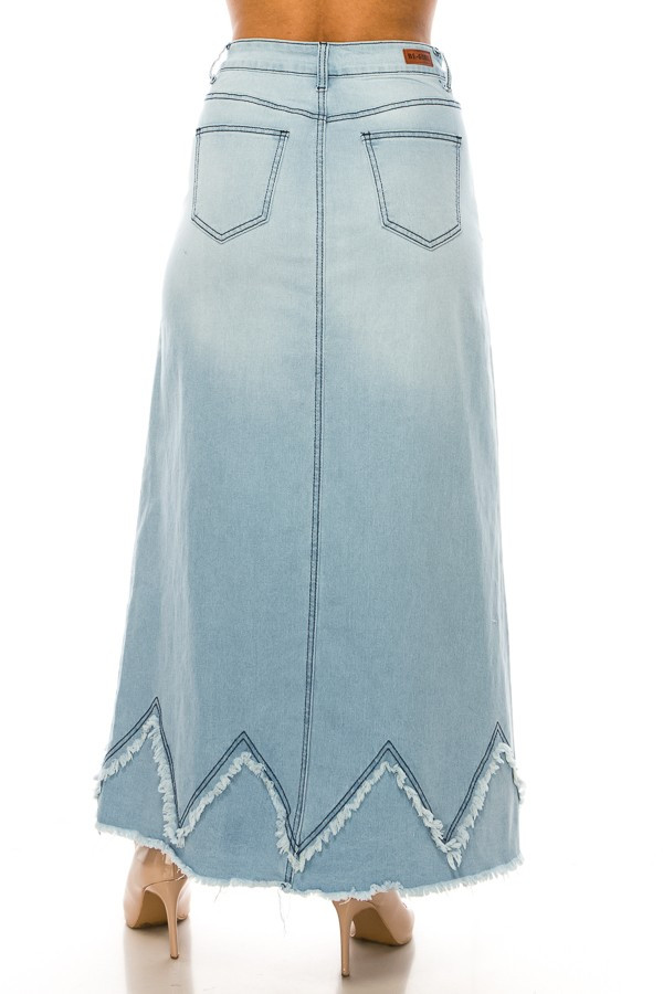 Denim Skirt Long Skirt