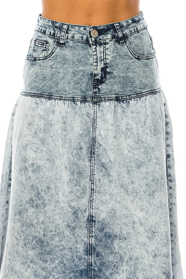 Denim Skirt Plus Size