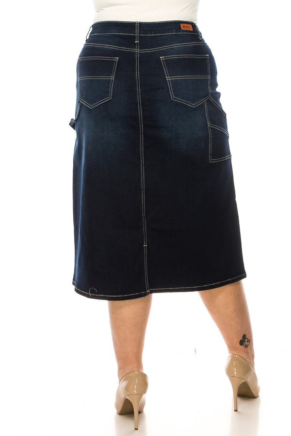 Denim Skirt Plus Size