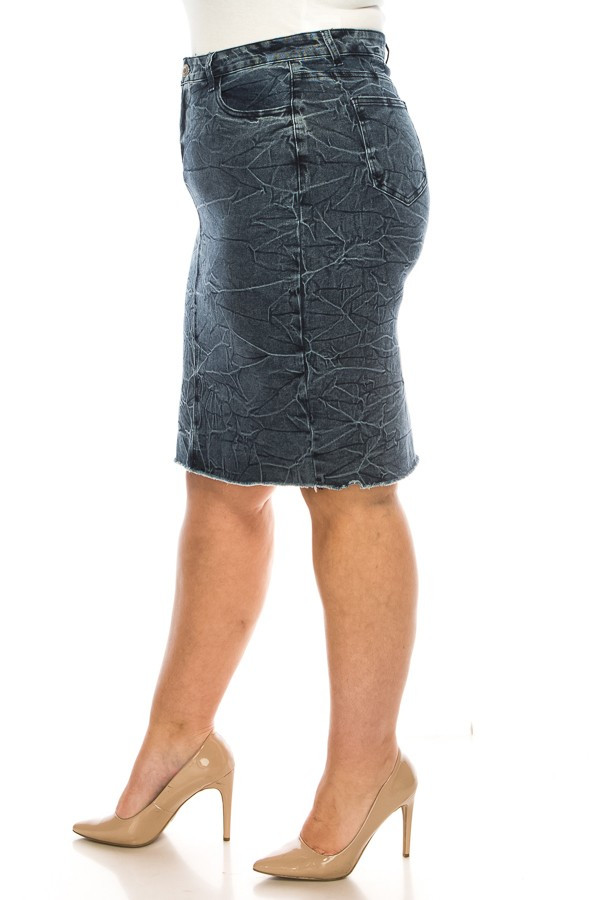 Denim Skirt Plus Size