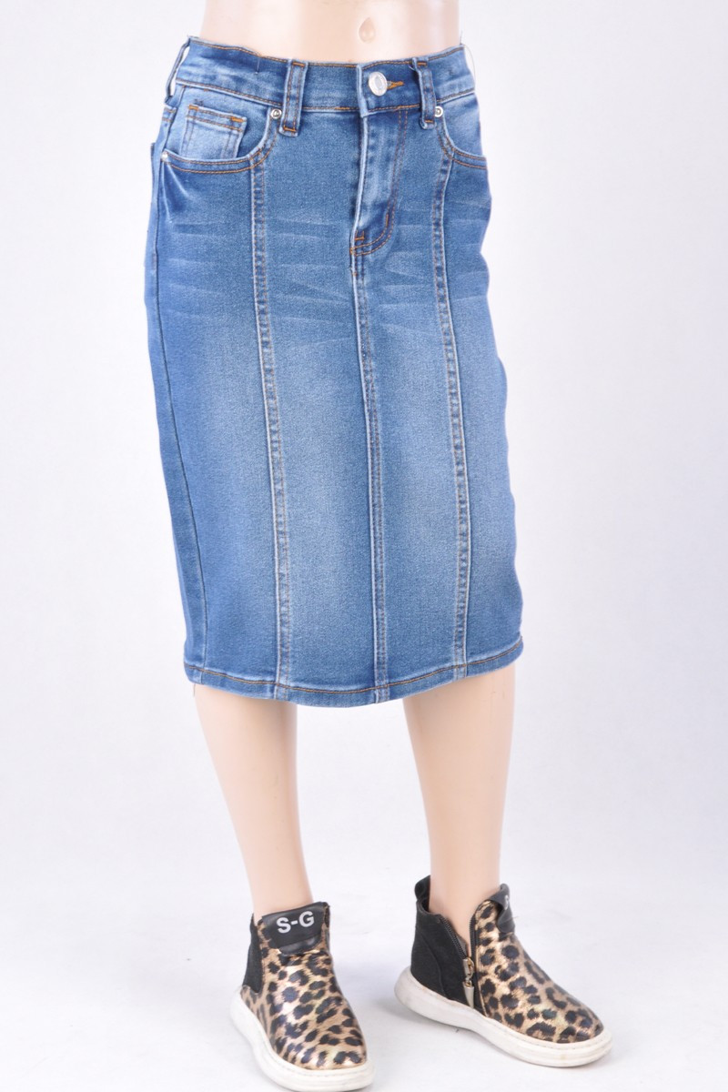 Girls Denim Skirt