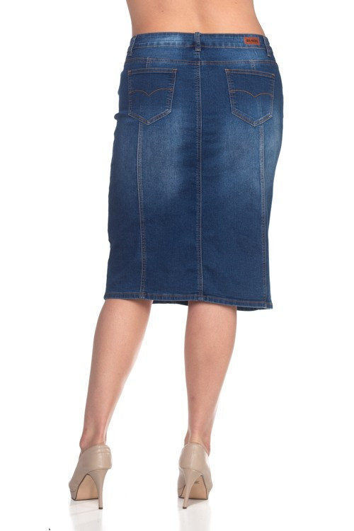 Denim Skirt Plus Size