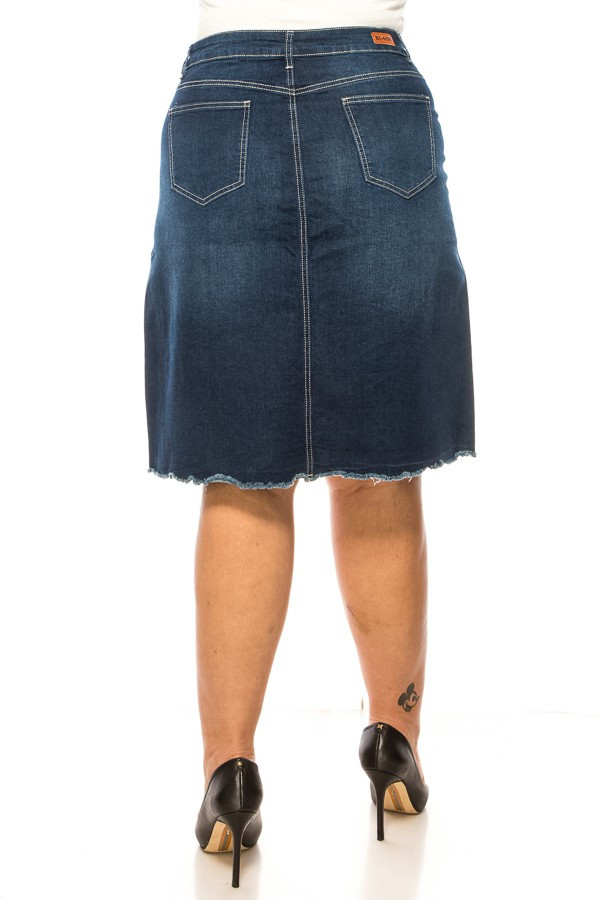 Denim Skirt Plus Size