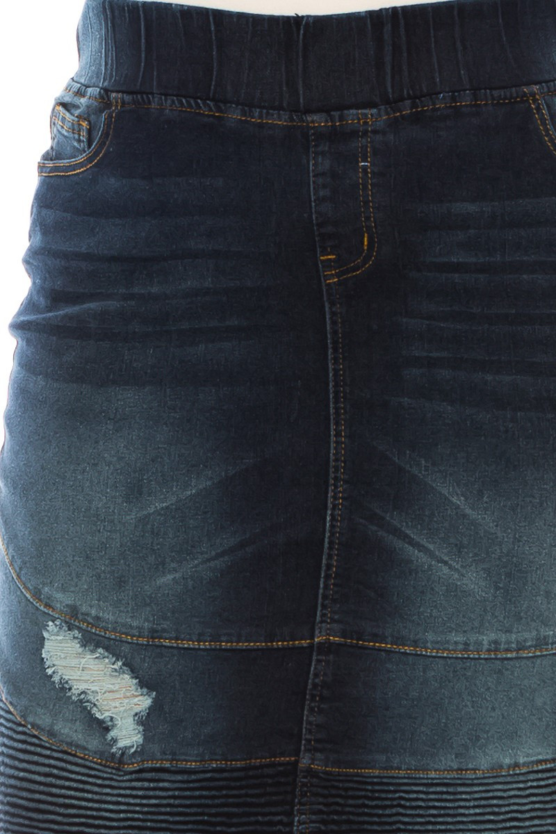 Denim Skirt Plus Size