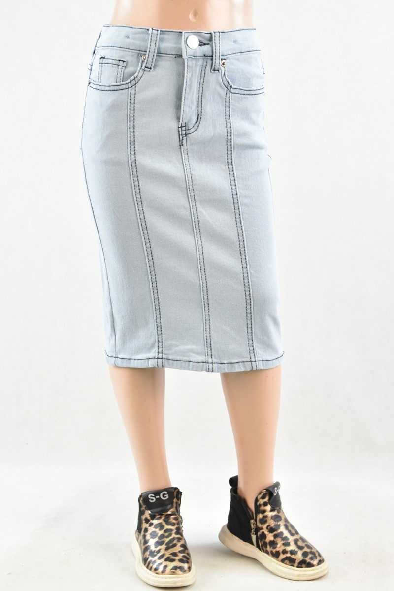 Girls Denim Skirt