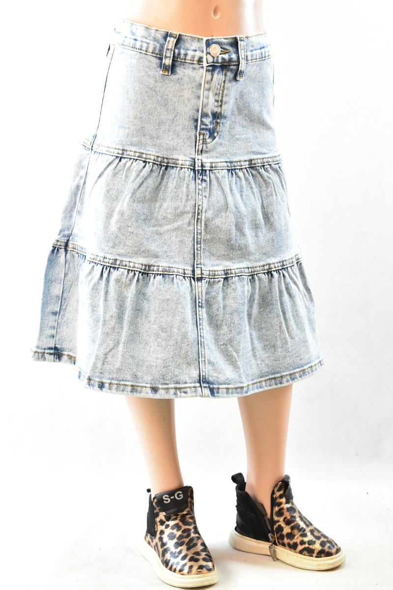 Girls Denim Skirt