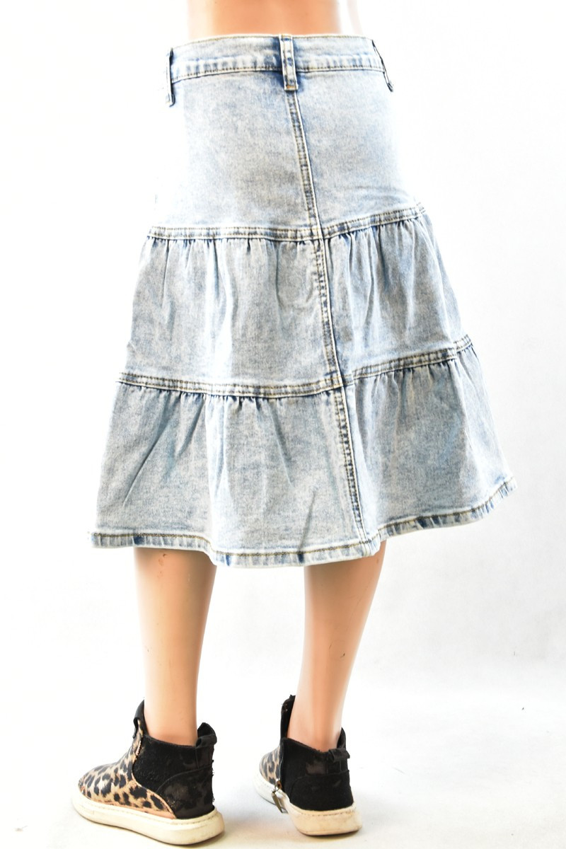 Girls Denim Skirt
