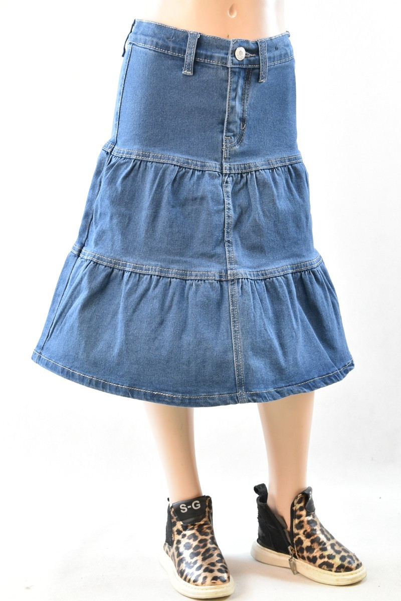 Girls Denim Skirt