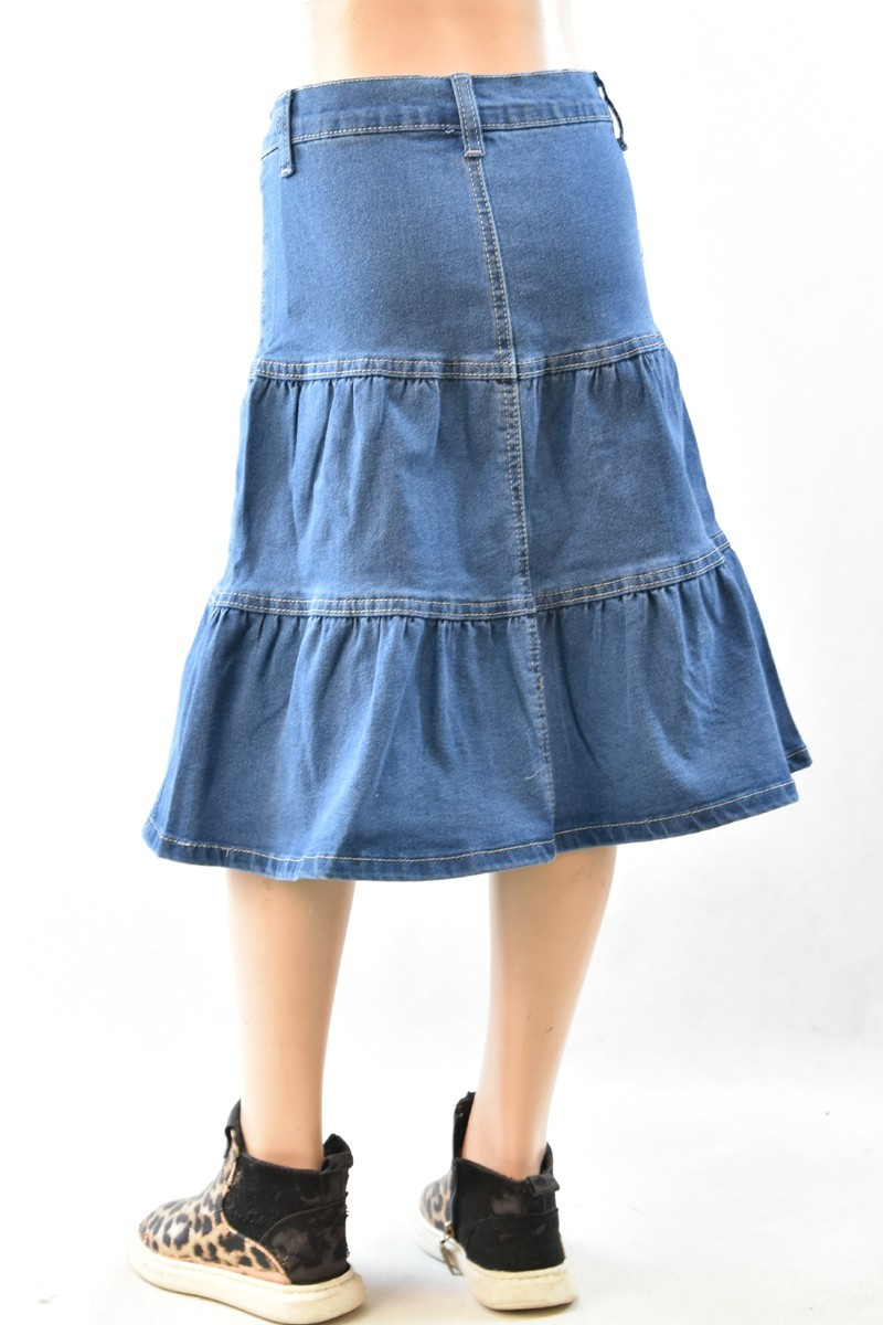 Girls Denim Skirt