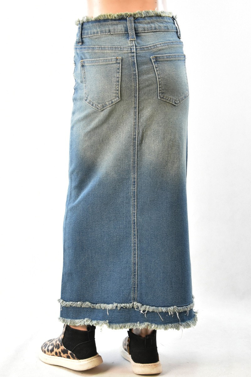 Girls Denim Skirt