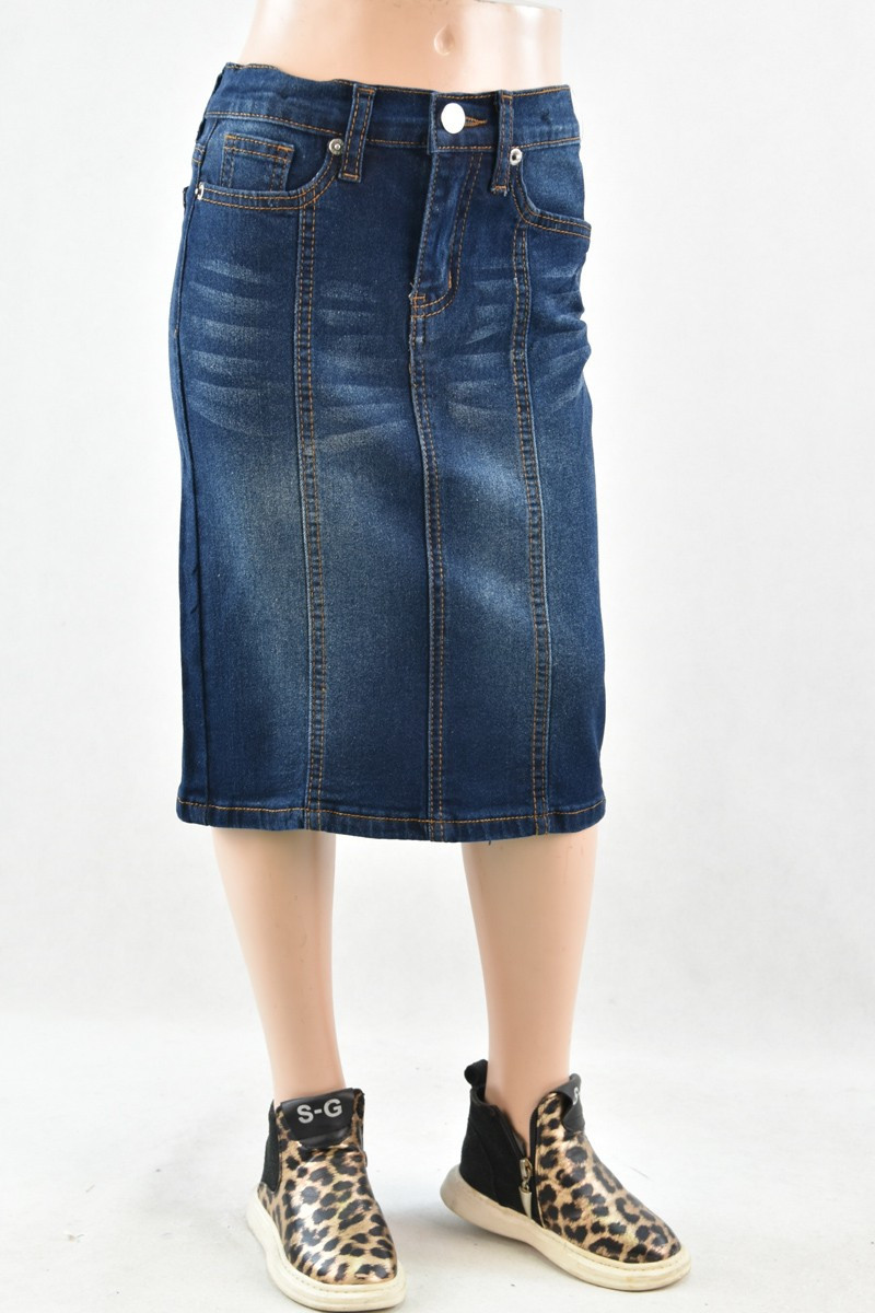 Girls Denim Skirt