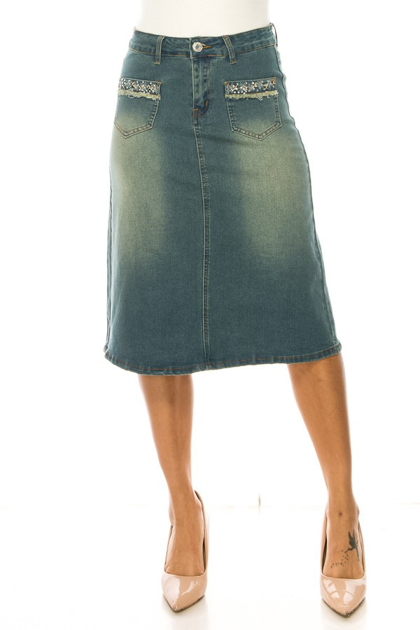 Denim Skirt
