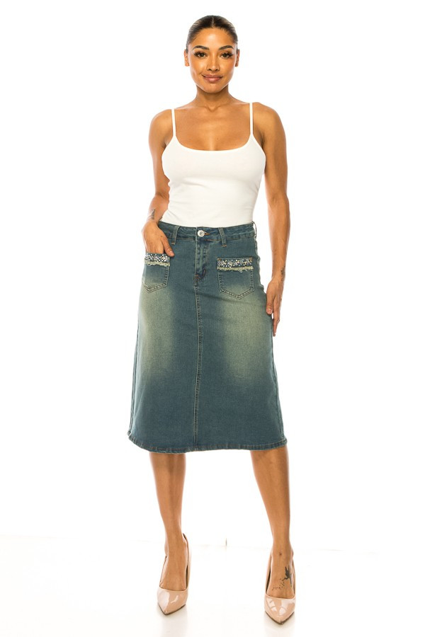 Denim Skirt
